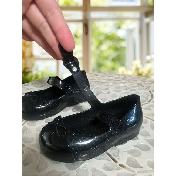 MINI MELISSA Toddler Infant Sweet Love Cap Toe Mary Jane Ballet Flat - Picture 10 of 16